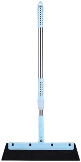 Ontharing Bezem Huisdier Tapijt Gratis Hand Wassen Bezem Verstelbare Rubber Bezem Sanitaire Floor Cleaning lucht blauw