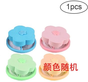 Ontharing Catcher Filter Mesh Pouch Reiniging Ballen Zak Vuile Fiber Collector Wasmachine Filters Was Bal willekeurig kleur