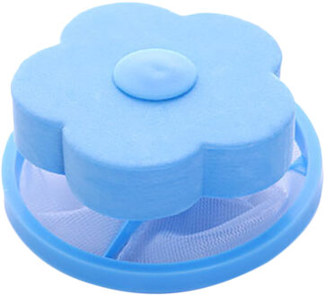 Ontharing Catcher Filter Mesh Reiniging Ballen Zak Vuile Fiber Collector Voor Wasmachine Wasserij Discs Wasmiddelen blauw