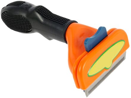 Ontharing Kam Voor Honden Kat Bont Ontharing Trimmen Dematting Deshedding Grooming Brush Tool Voor Matted Lang Haar Krullend huisdier M lang hair