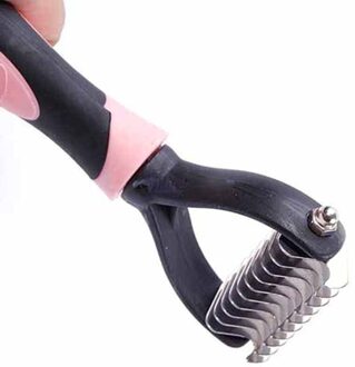 Ontharing Kam Voor Honden Kat Ontklitter Bont Trimmen Dematting Deshedding Borstel Grooming Accessoires Voor Lange Krullend Haar Huisdier 02
