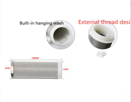 Ontkalken Filter 316L Cover Filter Element Front Gewijd Waterzuivering Accessoires Filter Alle Koper Roestvrij Staal blauw