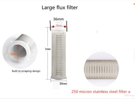 Ontkalken Filter 316L Cover Filter Element Front Gewijd Waterzuivering Accessoires Filter Alle Koper Roestvrij Staal oranje