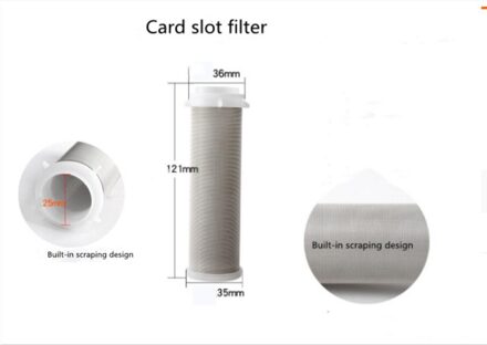 Ontkalken Filter 316L Cover Filter Element Front Gewijd Waterzuivering Accessoires Filter Alle Koper Roestvrij Staal wit