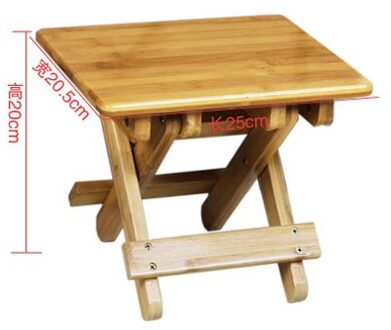 Ontspannen Draagbare Outdoor Vissen Picknick Houten Bamboe Kleine Stoel Lage Kruk/Woonkamer Tuin Kids Handige Folding Bench