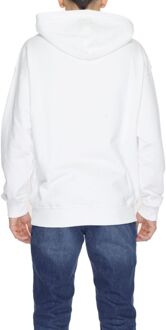 Ontspannen Fit Hoodie Model Un14203700008ro Wit - EU 48