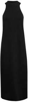 Ontspannen Silhouet Zwarte Jurk My Essential Wardrobe , Black , Dames - 2Xl,S,Xs