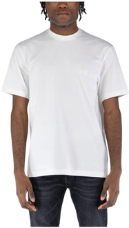 Ontspannen T-Shirt Y-3 , White , Heren - L,M,S