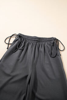 Ontspannen Touwtje Broek Grijs