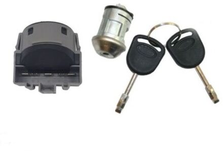 Ontsteking Starter Contactslot Vat Met 2 Sleutels Voor Ford Transit MK6 2000-2006 C-MAX B-MAX Fiesta Focus s-MAX