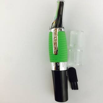 Ontwikkelen Elektrische Neus Tondeuse Oor Gezicht Trimmer Razor Removal Scheren Neus Gezicht Care Kit Voor Mannen en Vrouwen groen