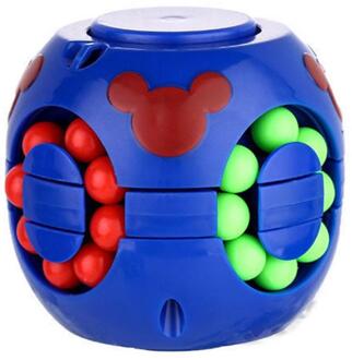 Ontwikkelen Intelligentie Hamburg Kubus Speelgoed Hamburg Stress Spin Vingertop Gyroscoop Intellectuele Decompressie Speelgoed Voor Xmas blauw