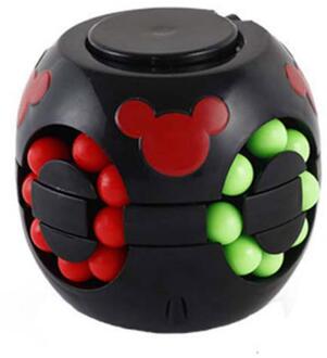 Ontwikkelen Intelligentie Hamburg Kubus Speelgoed Hamburg Stress Spin Vingertop Gyroscoop Intellectuele Decompressie Speelgoed Voor Xmas zwart