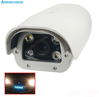 Onvif 1080P 2MP IR LED Vehicle License number Plate Recognition 5-50mm varifocal lens LPR IP Camera for highway & parking lot
