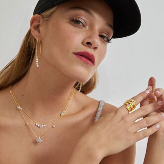 Onxo halsketting in sterling zilver 925 Wit