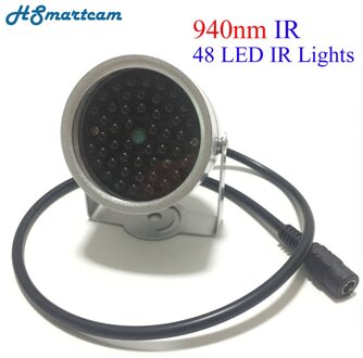 Onzichtbare Illuminator 940NM Infrarood 60 Graden 48 Led Ir Verlichting Voor Cctv 940nm Ir Camera (Bevat Geen 12V1A Power)