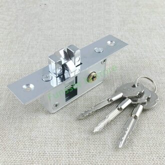 Onzichtbare/Insteekslot, Pull Gate Haak Lock, Legering Slot Lichaam, Voor Ingelijste Glazen Deur, sterk, Duurzaam, Deur Hardware