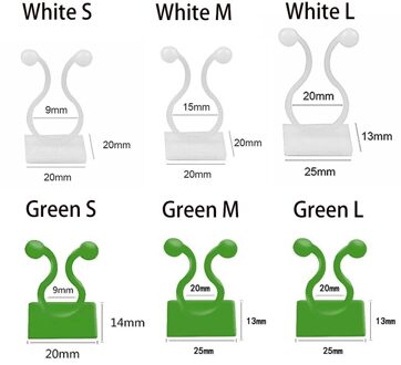 Onzichtbare Muur Rotan Klem Houder Muur Wijnstok Klimmen Kleverige Haak Plant Klimmen Haak Clip Wijnstokken Armatuur Plant Stent Tuin Gereedschap L / groen