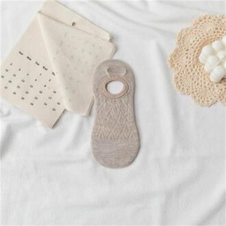 Onzichtbare Snoep Katoen Ademende Sokken Vrouwen Zomer Meisjes Casual Korte Ankle Boot Low Cut Dame Sox Holle Mesh Ademende Sokken roze 1 paar