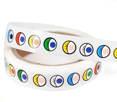Oog Stickers Met Lijm Zwart En Wit Gekleurde Neus Steken Kinderen Handleiding Diy Activiteiten Materiaal BS95 BS9501 kleurrijk Eyes