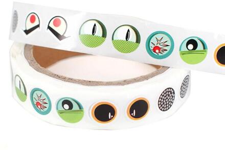 Oog Stickers Met Lijm Zwart En Wit Gekleurde Neus Steken Kinderen Handleiding Diy Activiteiten Materiaal BS95 BS9505 Monster eyes