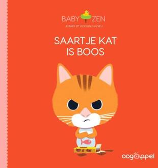 Oogappel Saartje Kat is boos (karton). 1+