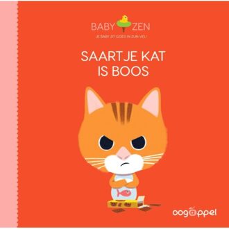 Oogappel Saartje Kat is boos (karton). 1+