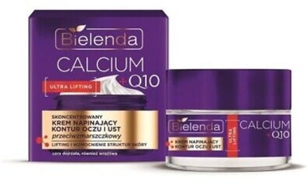 Oogcrème Bielenda Calcium + Q10 Concentrated Eye And Lip Contour Tightening Cream Anti-wrinkle 15 ml