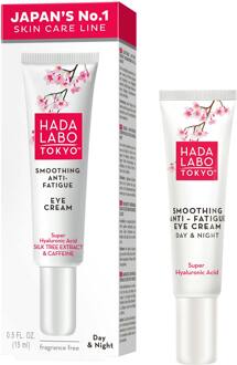 Oogcrème HADA LABO Smoothing Anti-Fatigue Eye Cream 15 ml