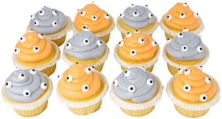 Oogjes cupcakes