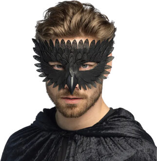 oogmasker dier - Raaf - zwart - carnaval - themafeest