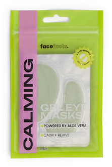 Oogmasker Face Facts Gel Eye Masks Calming Aloe Vera 4 paar