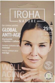 Oogmasker IROHA Nature Anti-Age Niacinamide Eye Patches 1 st