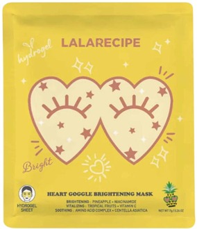 Oogmasker Lala Recipe Heart Goggle Brightening Eye Mask 1 st