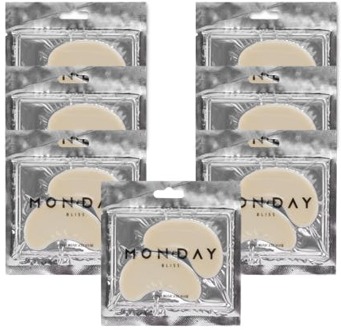 Oogmasker Monday Bliss Hyaluronic Acid Eye Mask 7 paar
