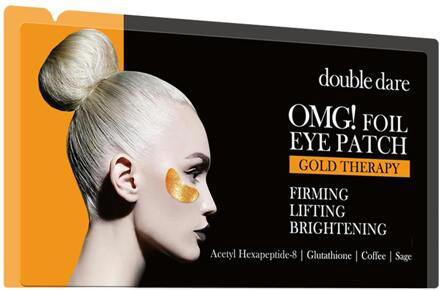 Oogmasker OMG! Double Dare OMG! Foil Eye Patch Gold Therapy 1 paar