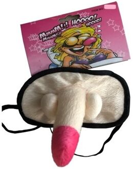Oogmasker piemel/penis - slaapmasker - fopartikel - vrijgezellenfeest Multi