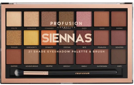 Oogschaduw Profusion 21 Eyeshadow Siennas 245 g