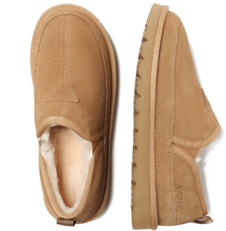 OOIT AU mannen slip-on-GALAH Kastanjebruin - EU 50 / UK 14