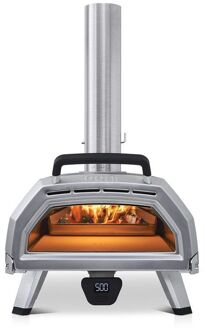 Ooni Pizzaoven Karu voor Pizza's tot Ø 40 cm - Hout/Houtskool Gestookt Zilver