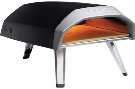 Ooni Pizzaoven Koda voor Pizza's tot Ø 30 cm - Gas Gestookt - 30 mbar Zilver, Zwart
