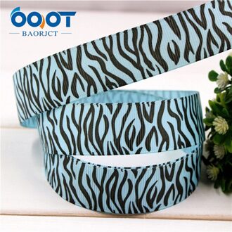 Ooot Baorjct 174082,25Mm Zebra Patroon Gedrukt Grosgrain Lint, Diy Handgemaakte, Bruiloft Decoratie Materialen, Hoofdtooi Accessoires 9