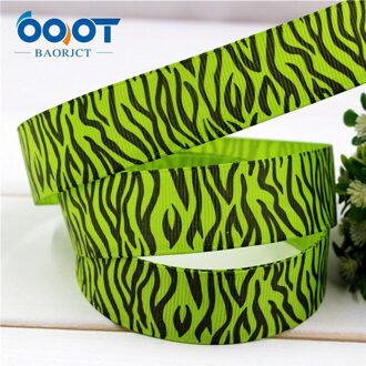 Ooot Baorjct 174082,25Mm Zebra Patroon Gedrukt Grosgrain Lint, Diy Handgemaakte, Bruiloft Decoratie Materialen, Hoofdtooi Accessoires