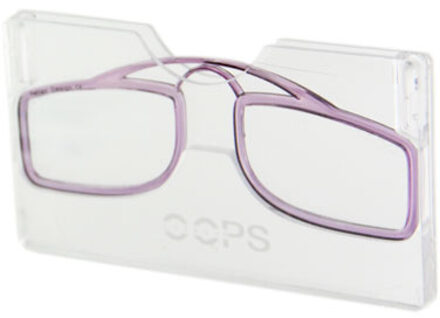 Oops Leesbril OOPS paars/transparant +1.00
