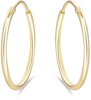 oorbellen, in 925 sterling zilver met 18k roségoud vergulde afwerking