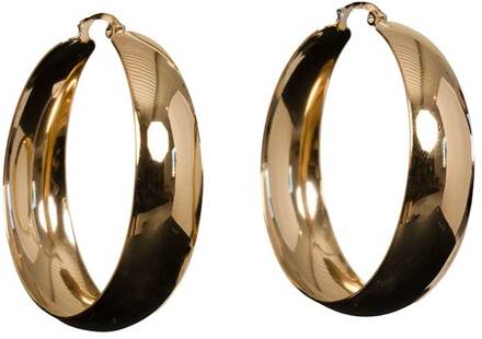 Oorbellen Large Hoops  goud - One Size,