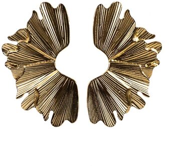 Oorbellen Leaf  goud - One Size,