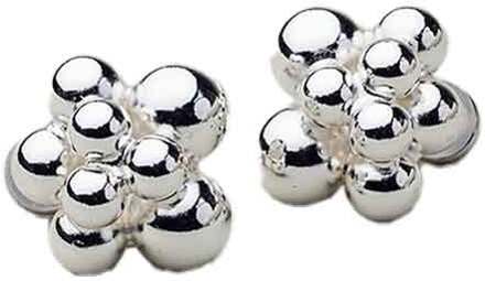 Oorbellen met bolletjes Bead  zilver - One Size,