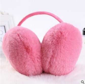 Oorbeschermers Vrouwen Winter Warm Leuke Katoenen Pluche Leisure Plus Fluwelen Cover Oor Vouwen Mooie Womens Oorwarmers Antivries 6