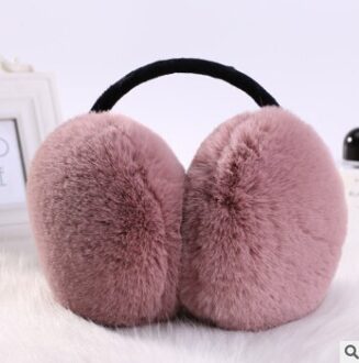 Oorbeschermers Vrouwen Winter Warm Leuke Katoenen Pluche Leisure Plus Fluwelen Cover Oor Vouwen Mooie Womens Oorwarmers Antivries 8